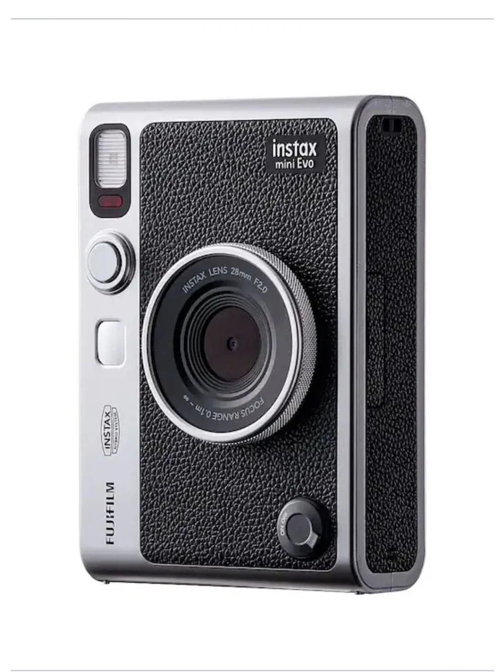 Fujifilm instax mini Evo Hybrid Instant Camera — Black & Silver